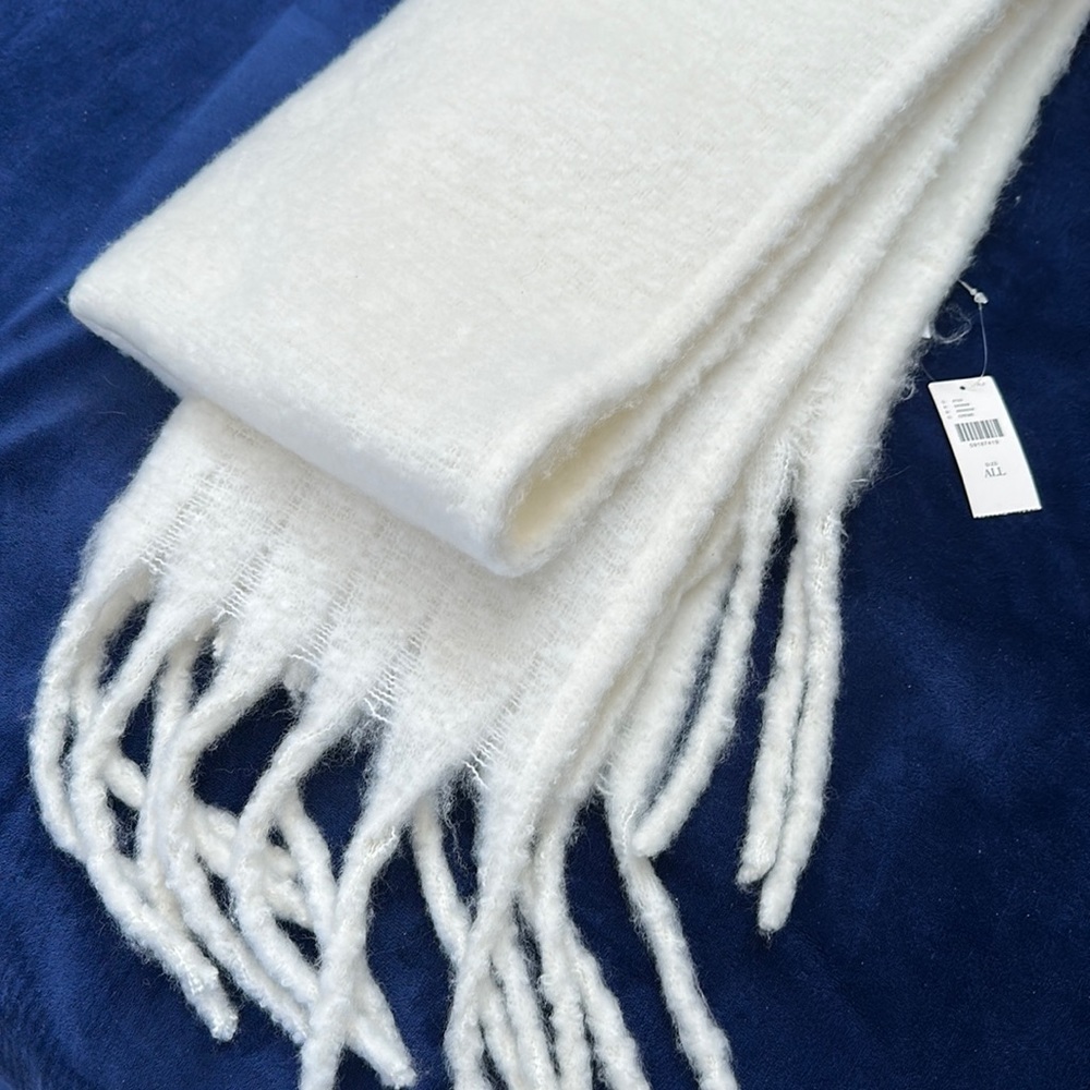 Anthropologie Cozy Fringe Scarf